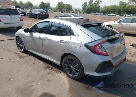 2020 Honda Civic Ex из США, поврежденный, VIN SHHFK7H66LU403250